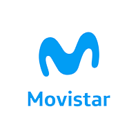 Logo telephone provider Movistar, Mexico. https://www.movistar.com.mx/